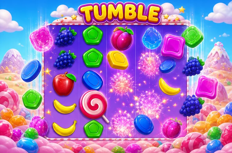Sweet Bonanza tumble özelliği ve düşen semboller